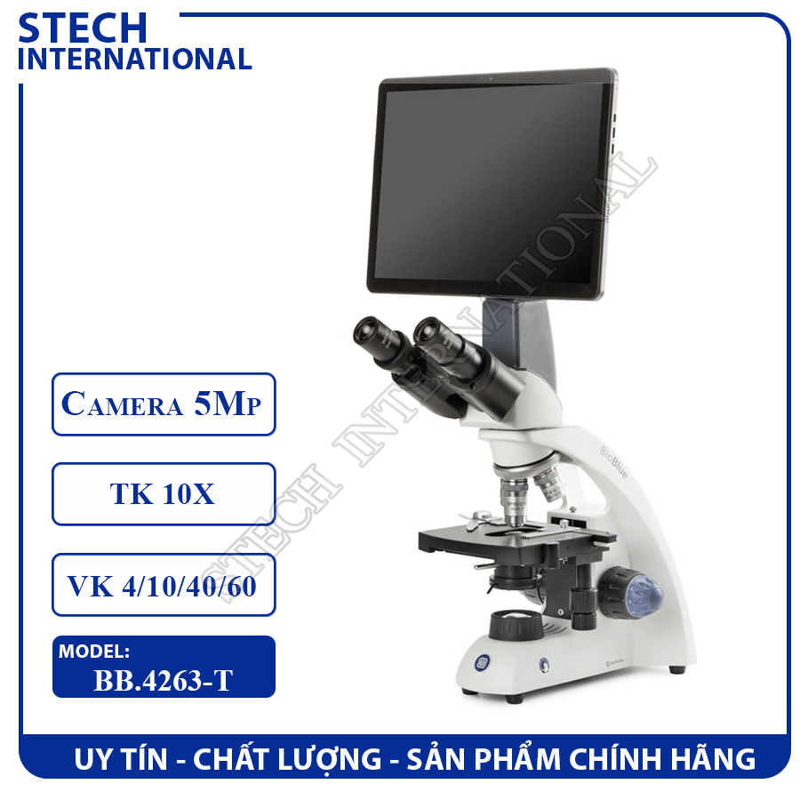 Kính hiển vi 2 mắt camera tích hợp Hà Lan BB.4263-T
