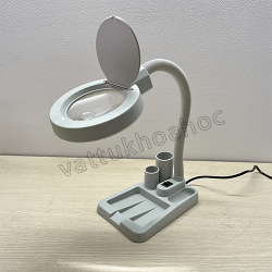 Kính lúp để bàn 10X, đèn LED LT-86D